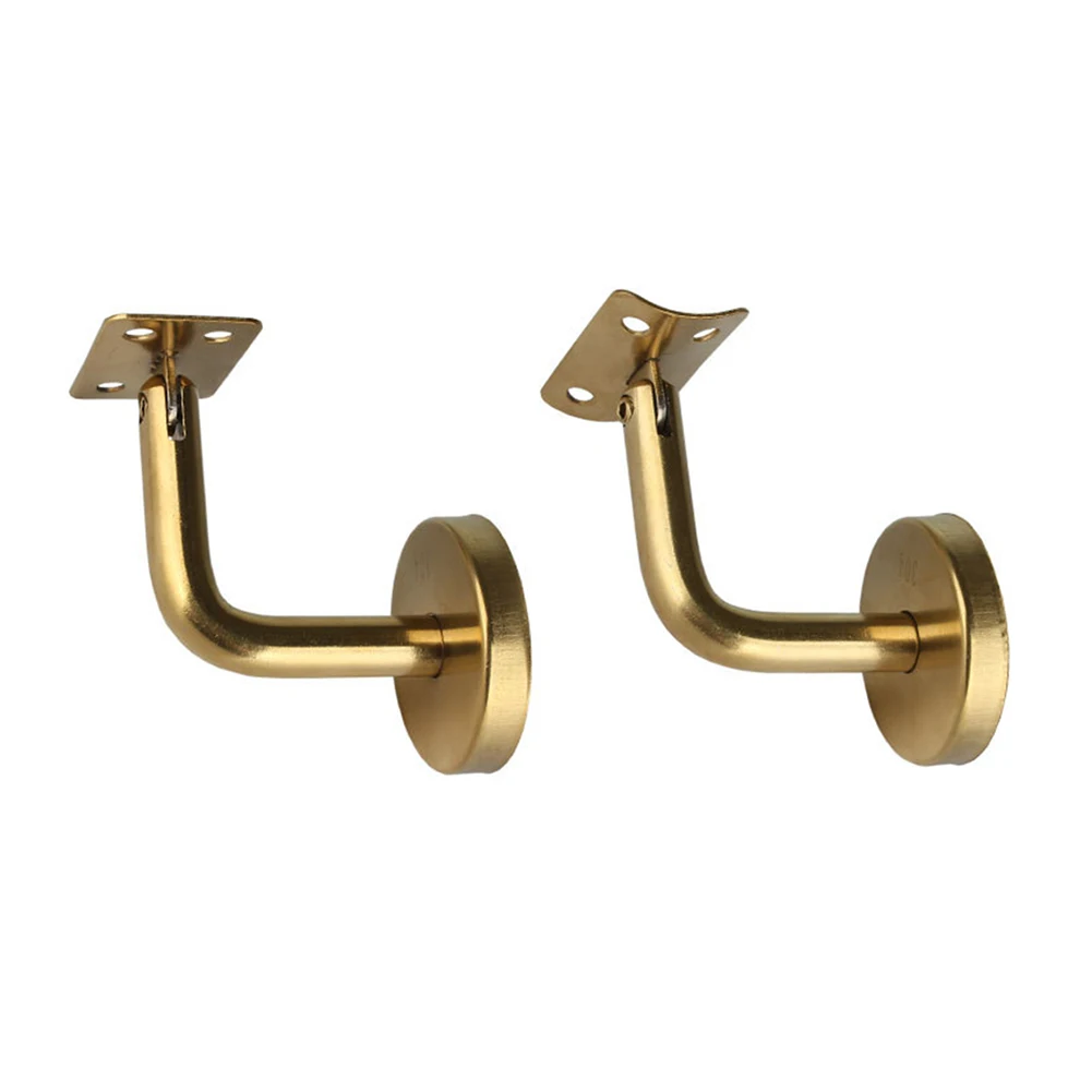 Sichere und stilvolle Bannister-Halterung für Handlauf, wandmontiertes Design, einfache Montage, goldene Farbe, 5er-Packung