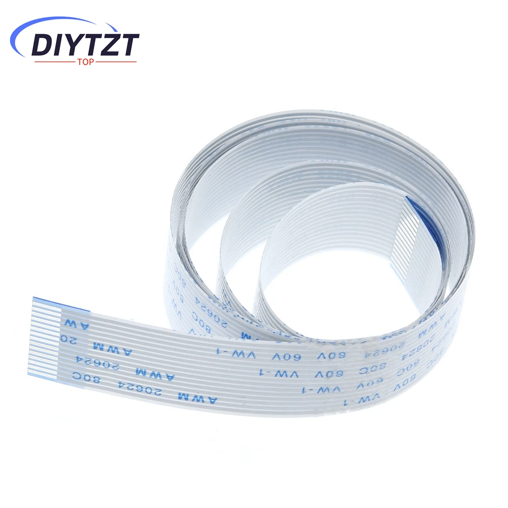 DIYTZT 15 Pin Ribbon Flex CSI Cable with 10cm 20cm 30cm 40cm 50cm 60cm Length for Raspberry Pi 3 Model B+ / 3 / 2 Camera - Image 4