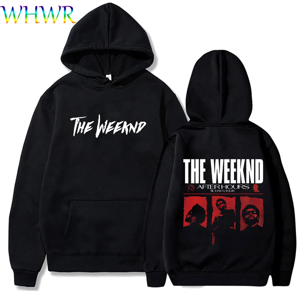 Weeknd Fleece Sweatshirts Casual Loose Hoodies the Weeknd Oversized Hoodie Y2k Streetwear Pullover Unisex Printing Pullovers