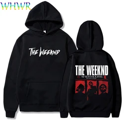 Weeknd-Sudadera con capucha de lana para hombre y mujer, Jersey holgado informal de gran tamaño, ropa de calle Y2k, jersey con estampado Unisex