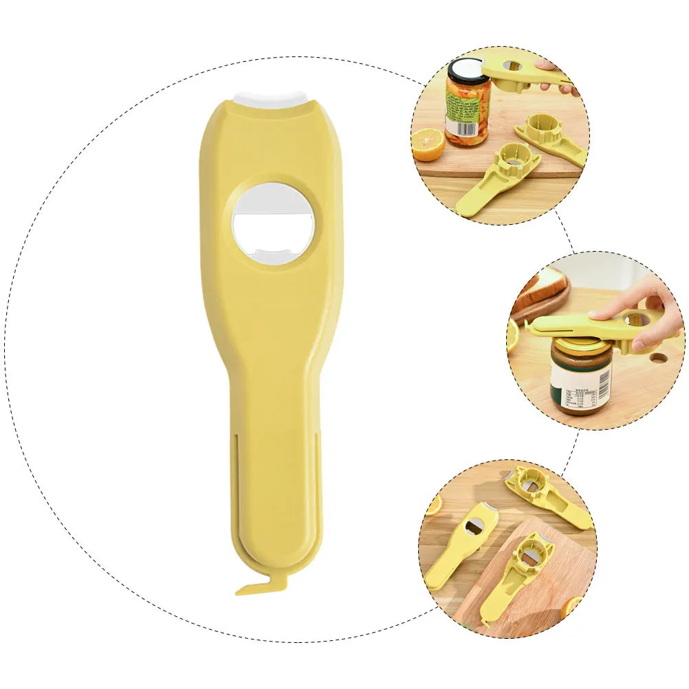 

Household Bottle Opener Creative Shape Practical Use for Home Bar Party Portable Stainless Steel Multi Function Lid