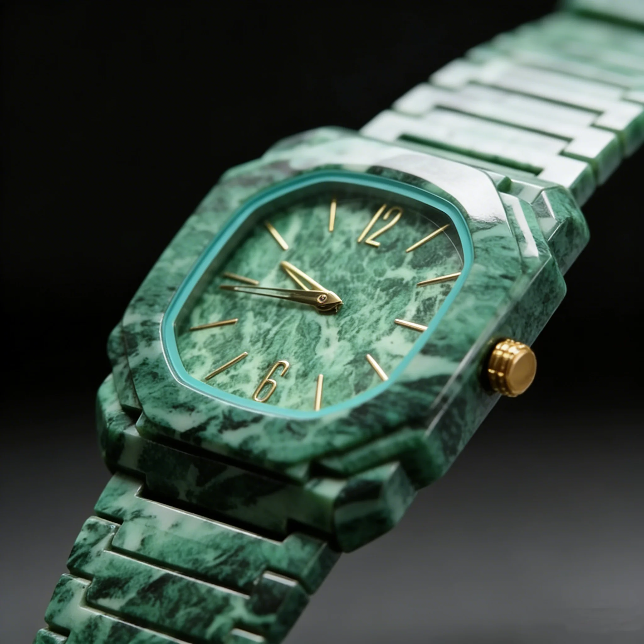 New Fashionable Men's Watch Simple Lightweight Plastic Case Male Quartz Watches Arabic Digital Casual Drip Oil Strap