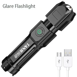 Tactical  Search Flash Light White Laser Flashlight LEP 4999 Meter Built in 18650 Battery USB Fast Charging Rechargeable