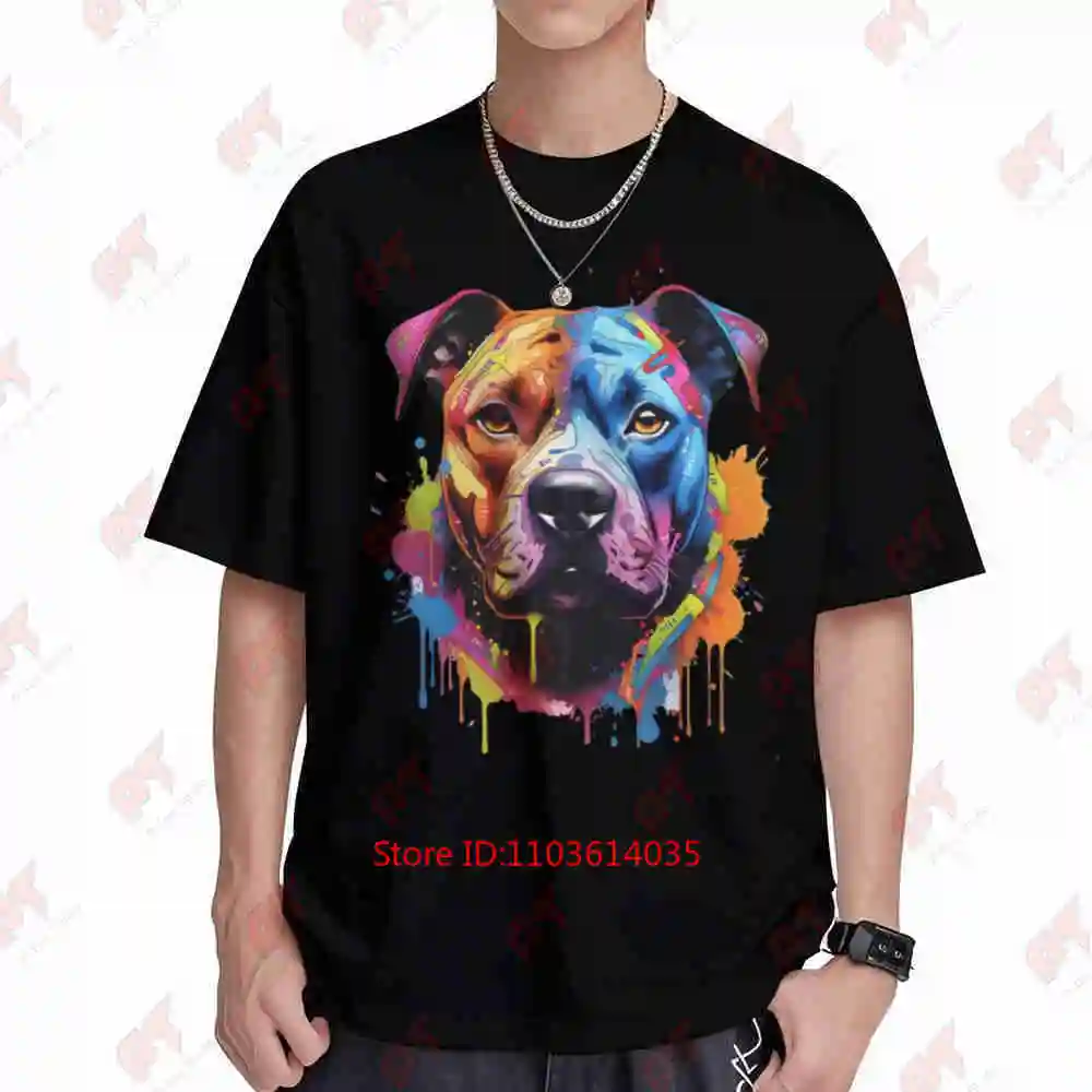 Staffordshire Bull Terrier Staffy Dog Puppy Owner Short Sleeve Tee 100% Cotton T-Shirt