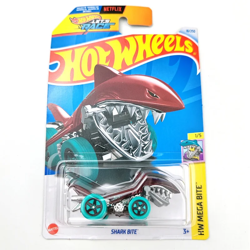 2024-18 Hot Wheels Cars SHARK BITE 1/64 Metal Die-cast Model Collection Toy Vehicles