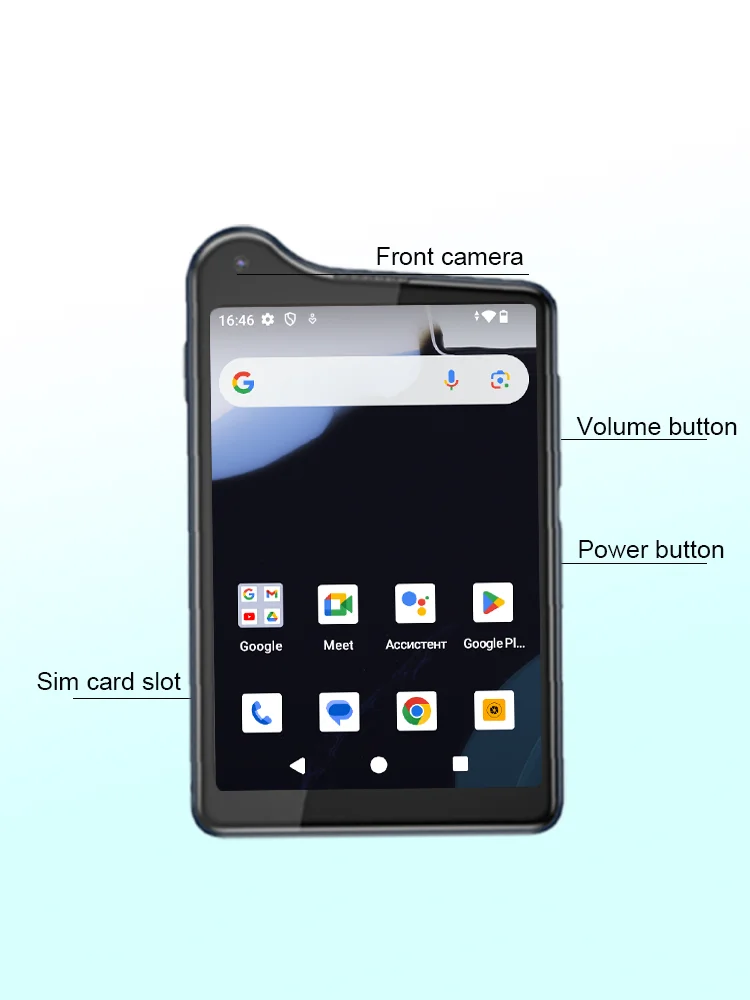 New Qin K25 Android 14 Google Paly MTG81 Touch screen 3.54 inches RAM4GB ROM 128GB Wifi Bluetooth Mini Phone