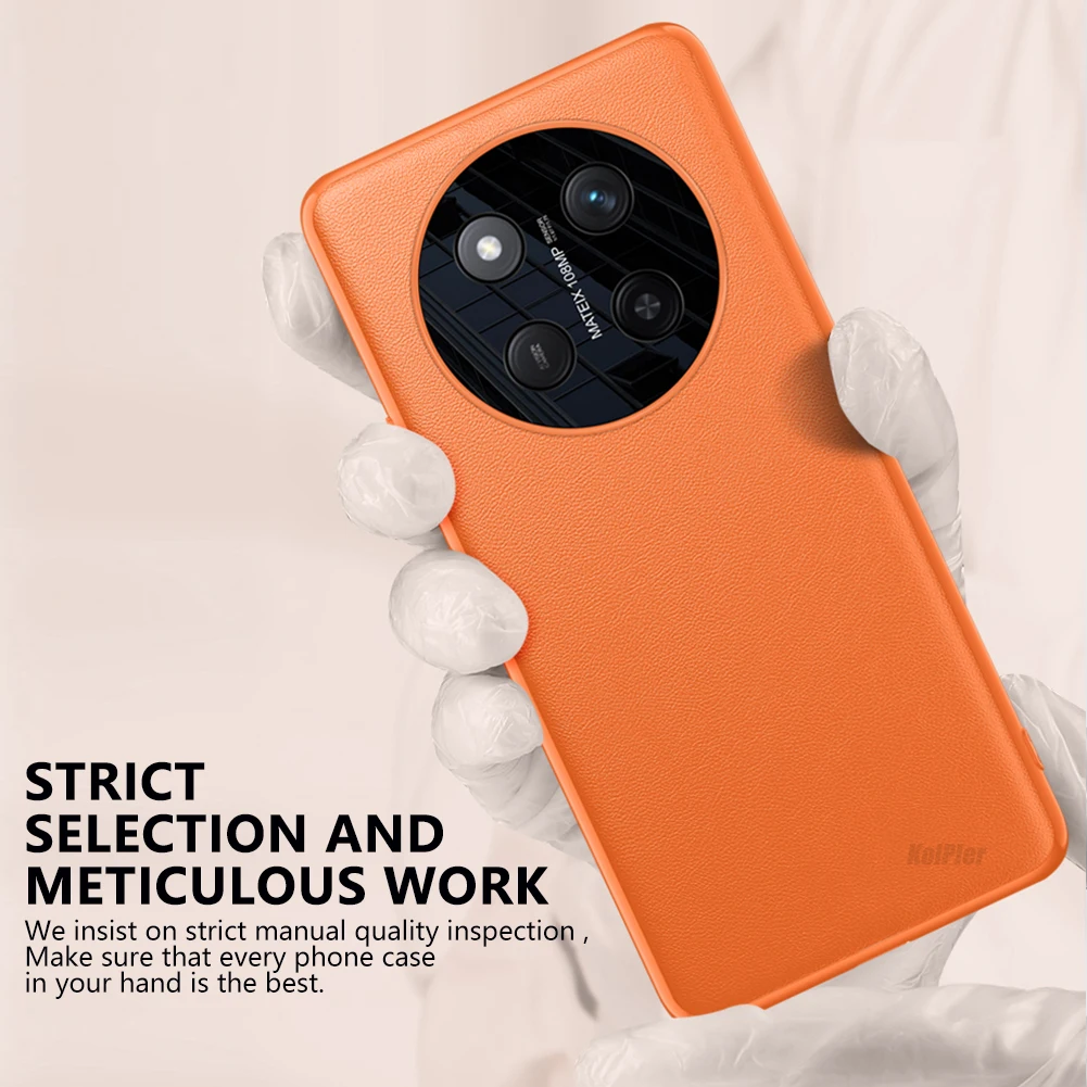 Case For HONOR X9C / Magic7 Lite Luxury PU leather Cases Hard Shockproof Back Cover For HONORX9C 5G Original Skin Hull Coque