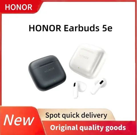 HONOR Earbuds 5e wireless headset with good sound quality and long battery life Bluetooth 6.0 is fashionable and beautiful.