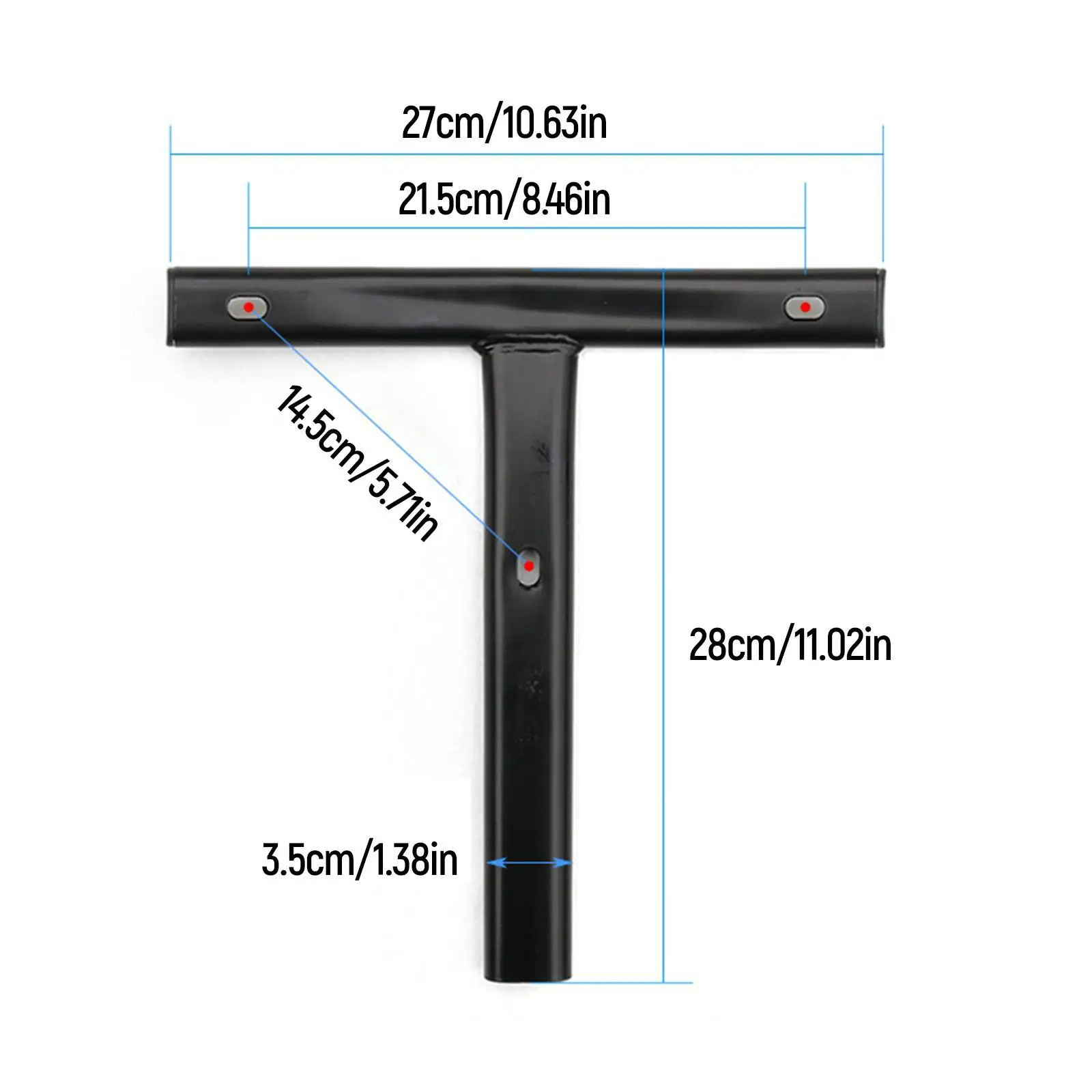 Swivel Chair Back Support Rod Iron Replacement Adjustable Tripod Pallet Connection Bar for Computer Desk Chair