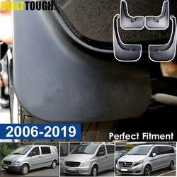 Mudflap for Mercedes Benz Vito Viano V Class 2006~2019 W639 639 W447 447 Fender Mud Guard Splash Flap Mudguards Accessories 2011