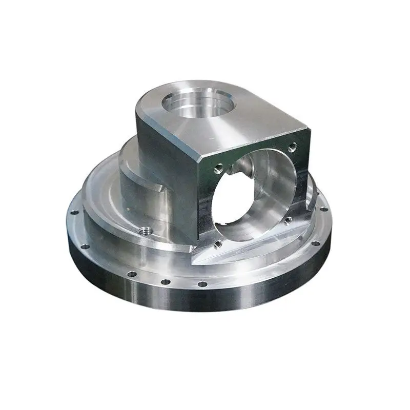 5 Axis CNC Machining Service for Industrial Square Bearing Support Stainless Steel/Aluminum Alloy Mechanical Part Wire EDM Type