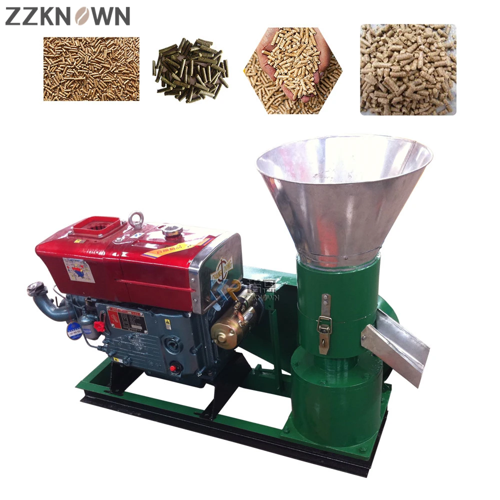 22hp Diesel Wood Pellet Making Machine Powerful and Higher Efficiency Wood Pellet Machine Pelletizer