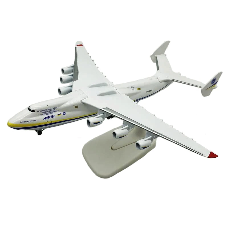 20 cm Druckguss-Legierung Antonov An-225 „Mriya“ Flugzeugmodell im Maßstab 1:400