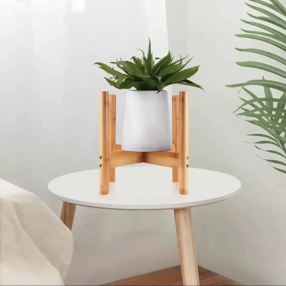 Wood Plant Flower Pots Stand, 25x25CM