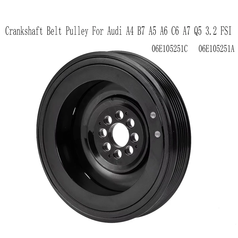 

AA19 Crankshaft Belt Pulley Timing Tensioner Pulley Crankshaft Belt Pulley For A4 06E105251C 06E105251A