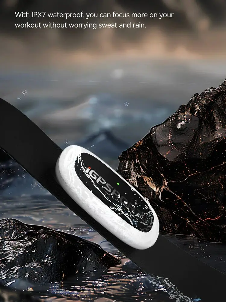 AliExpress iGPSPORT IGPSPORT HR50 Heart Rate Monitor Chest Strap ANT+ Bluetooth-Compatible Heart Rate Sensor For GARMIN Bryton Computer Monitor