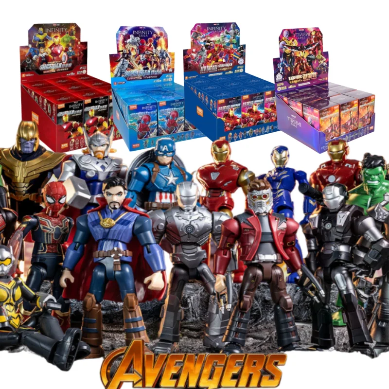 

BLOKEES Building Block Figurine Toy Blind Bo Building Block Assembly Model kids Birthday Gift Toys Desktop Decoration Ornament