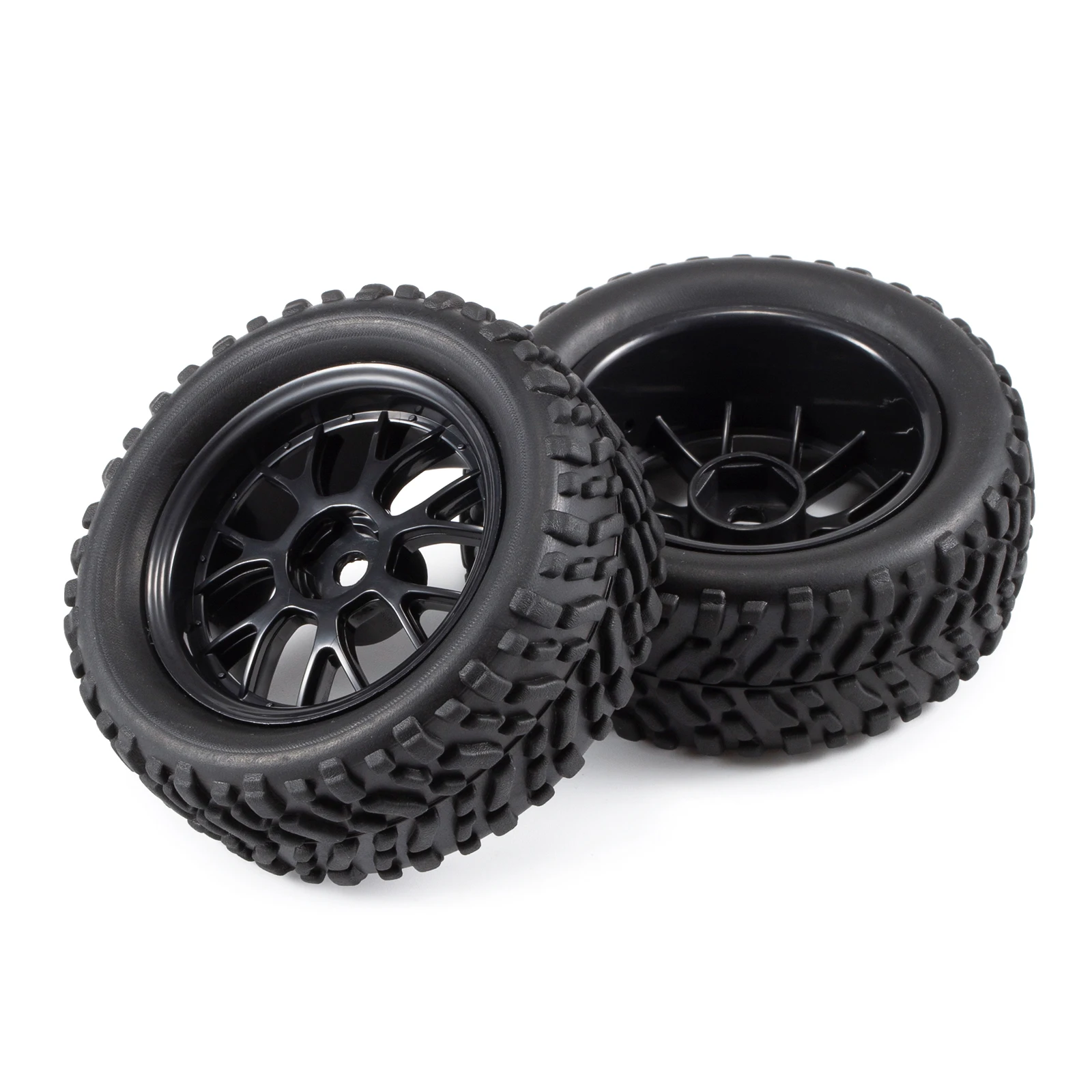 4PCS 76 millimetri 1.9 pollici Off Road Buggy Pneumatici Ruote Cerchio per 1/14 1/16 1/10 RC Auto Wltoys 144001 Tamiya MJX Hyper Go 14210 14209