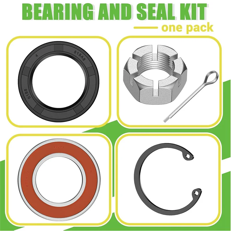 

AU13-For EZGO TXT Driver Side Golf Cart Rear Splined Axle Shaft 20377-G11 With Repair Kit