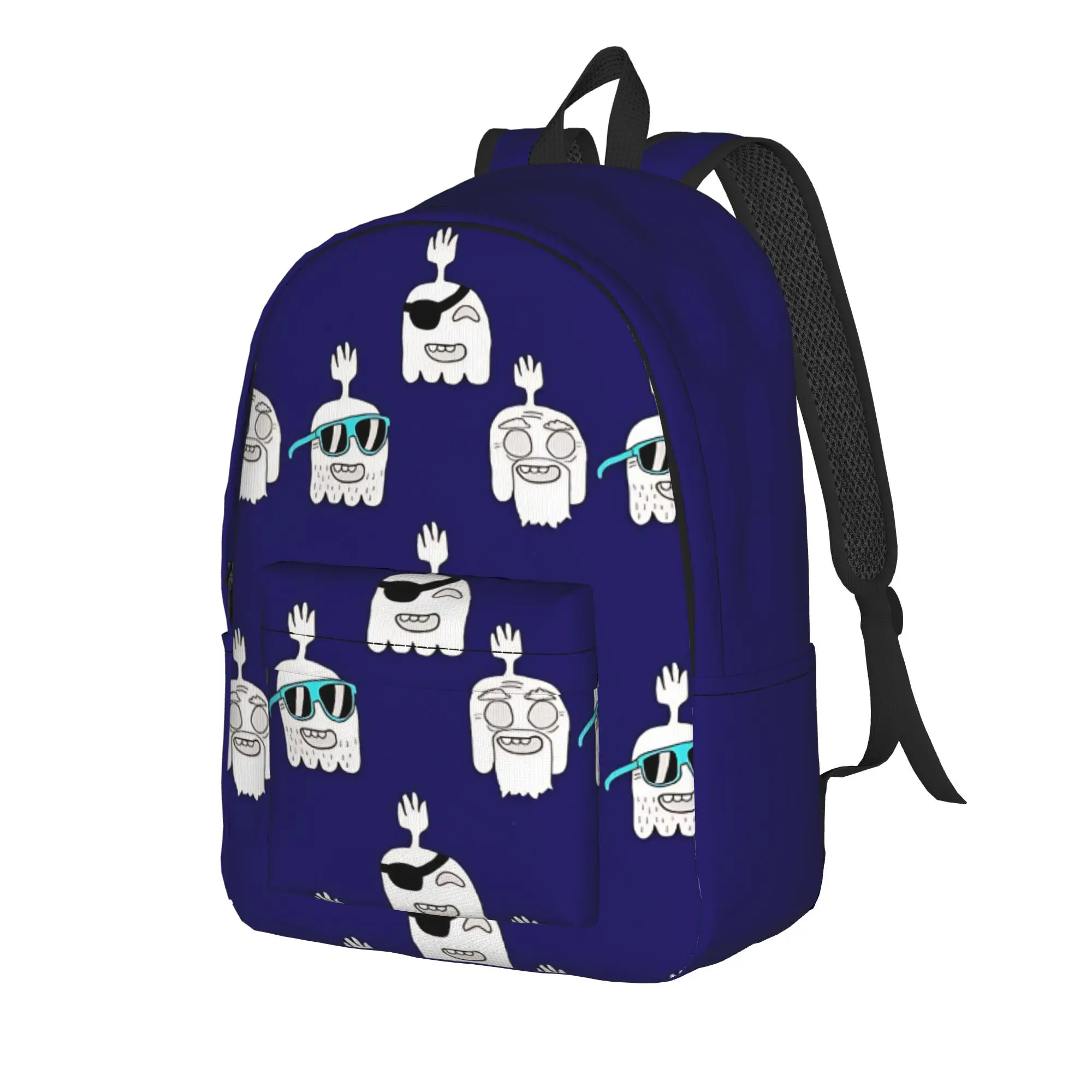 Back to school season cool ghost Bookbag R-Regular show Couple Cool Backpack