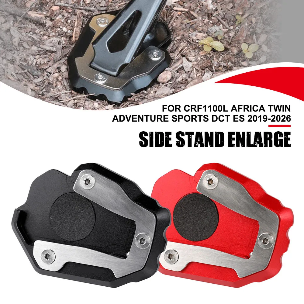 

Motorcycle Side Stand For Honda CRF1100L Africa Twin Adventure Sports DCT ES 2019-2026 Foot Extension Kickstand Pad Accessories