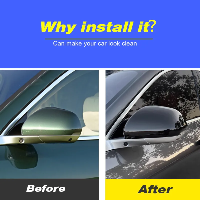 Vtear Car Side Rearview Mirror Cover Waterproof Cap Housing Rain Shield Trim Protective Exterior For Lixiang Li L9 L8 2022-2024