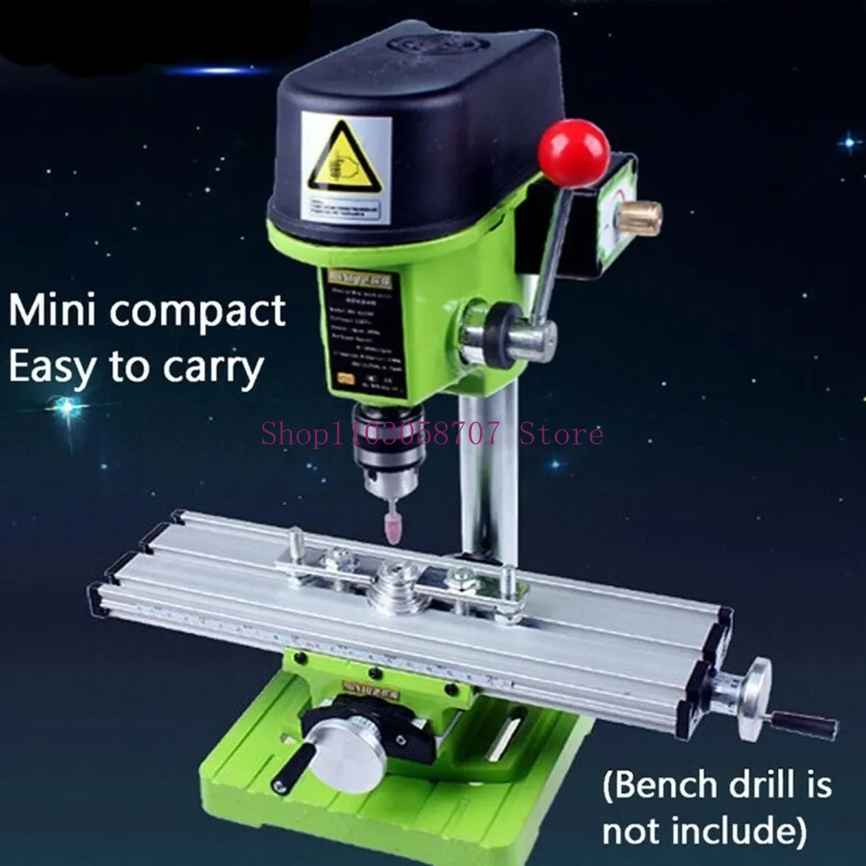 Multi-function Milling Machine Bench Drill Machine Vise Fixture X Y Axis Adjustable Feeder Work Table Wood Milling Cutter