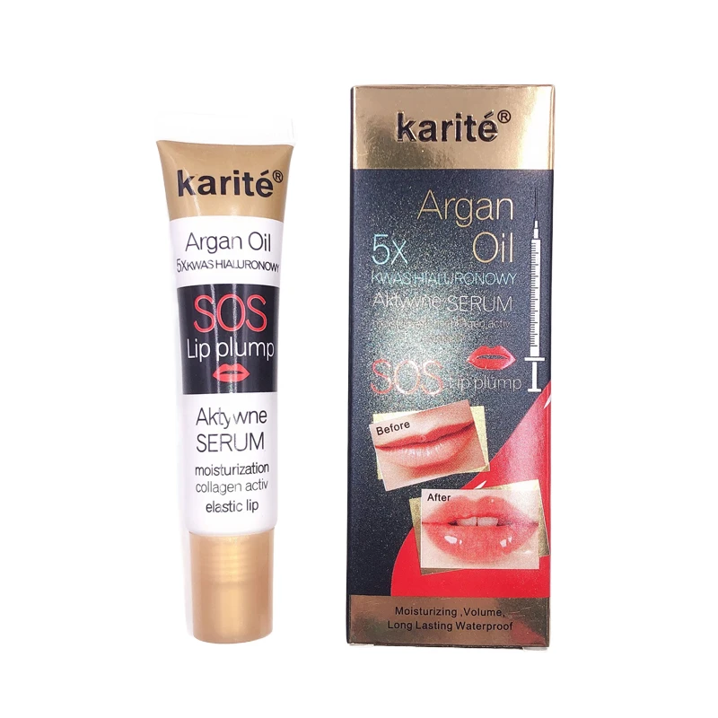 Karite Volumizing Lip Balm Increases lip elasticity reduces fine lines Moisturizing Hydrating Repair Lip Makeup Lip Oil Lip balm