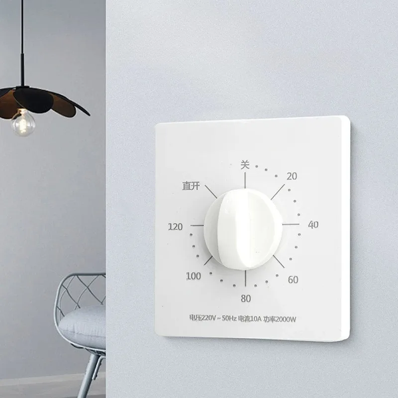 86 Type Water Pump Timing Switch 120 Minutes Controller 220V Countdown Automatic Power Failure