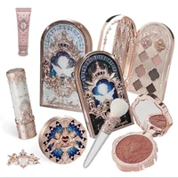 Flower Know Little Angel Collection Caja de regalo de maquillaje Sombra de ojos Colorete Crema Lápiz labial mate Resaltador Kit completo Todo en uno