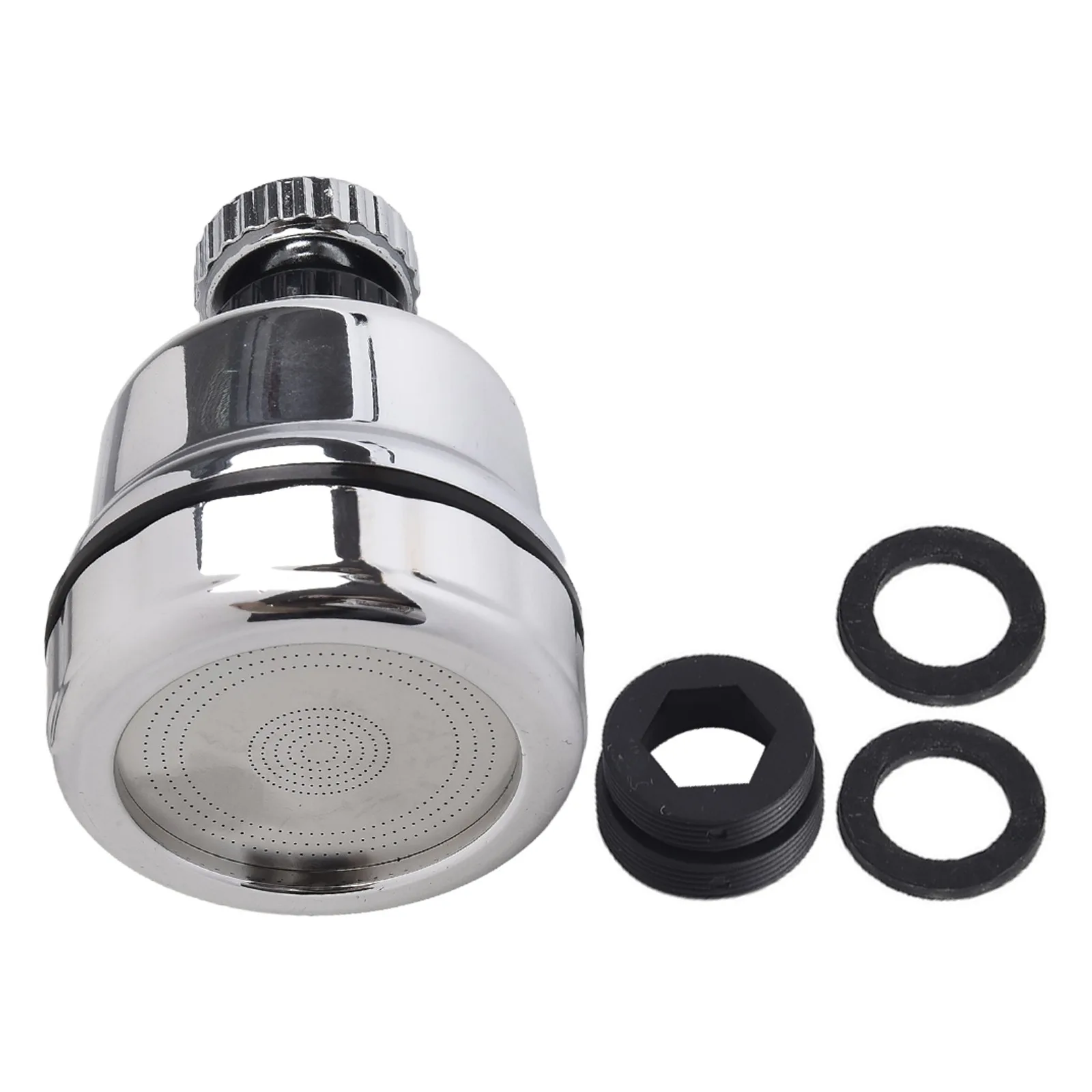 Degree Kitchen Faucet Nozzle Aerator Adjustable Three Mode Sprayer Filter Diffuser Water Saving Tap Head Extend Connector