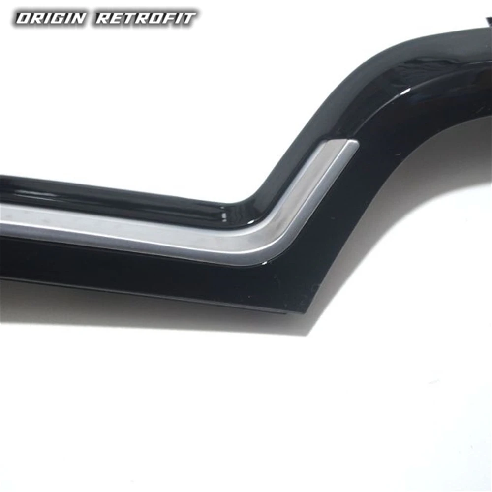for Audi A4 B9 dashboard ambient light trim light bar center console ambient light matte black piano paint
