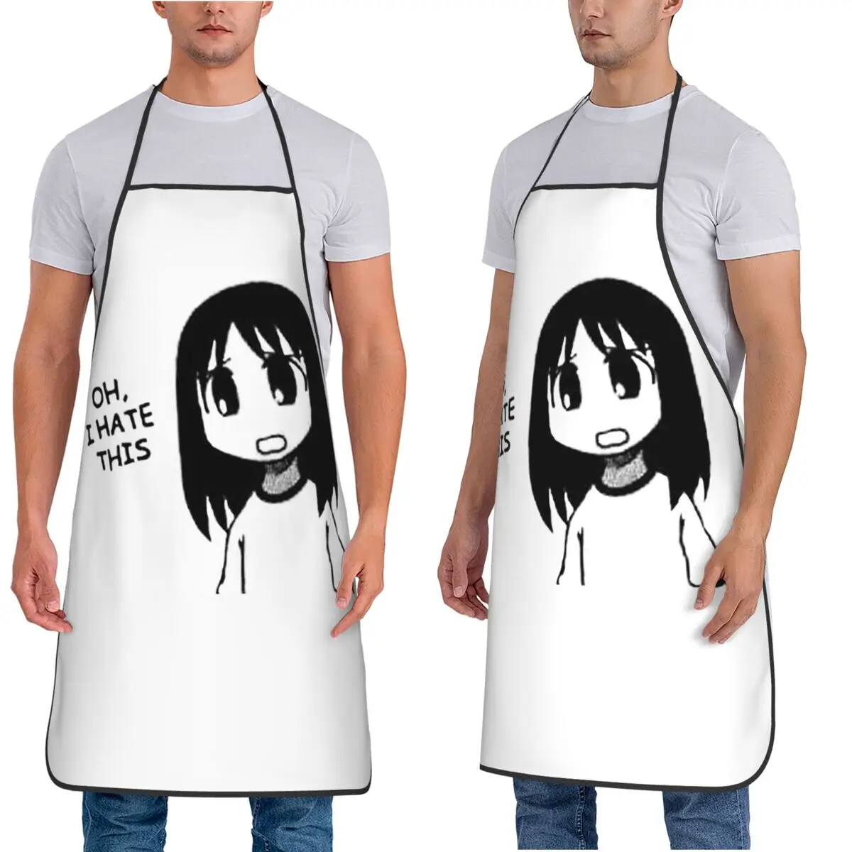 مبالغ فيها - ملف تعريف التحقق من Azumanga Daioh Osaka Ayumu Kasuga Apron Chef Cooking Cuisine Tablier مريلة تنظيف المطبخ بينافور