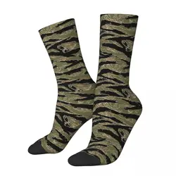 Winter Warm Crazy Design Men's Women's Tiger Stripe Camo Socks Breathable Sports Socks