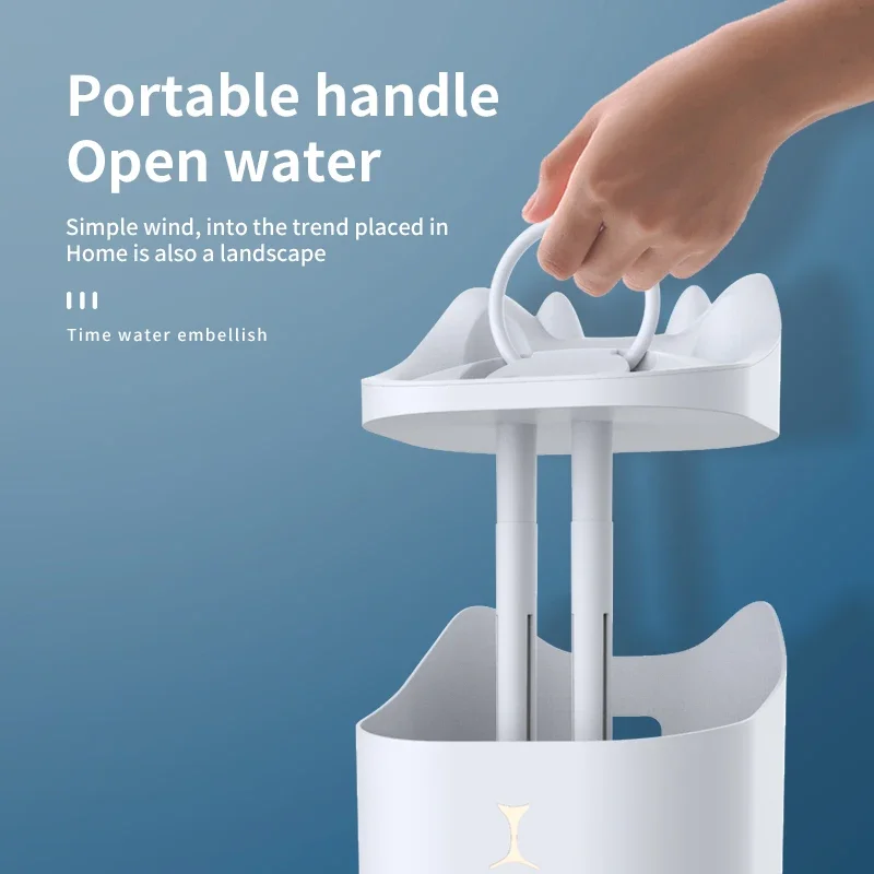 3300Ml Dual Jet Air Humidifier Large Capacity Atomizer Aroma Diffuser Cool Mist Maker Mute Air Humificador Purifier for Bedroom