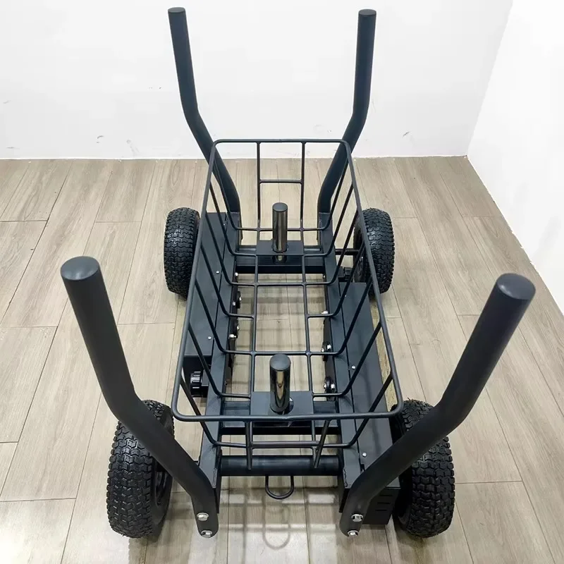 Popular Product Commercial Gym Equipment Tank Exercise Push Pull Workout Tank Sled Machine With Basket