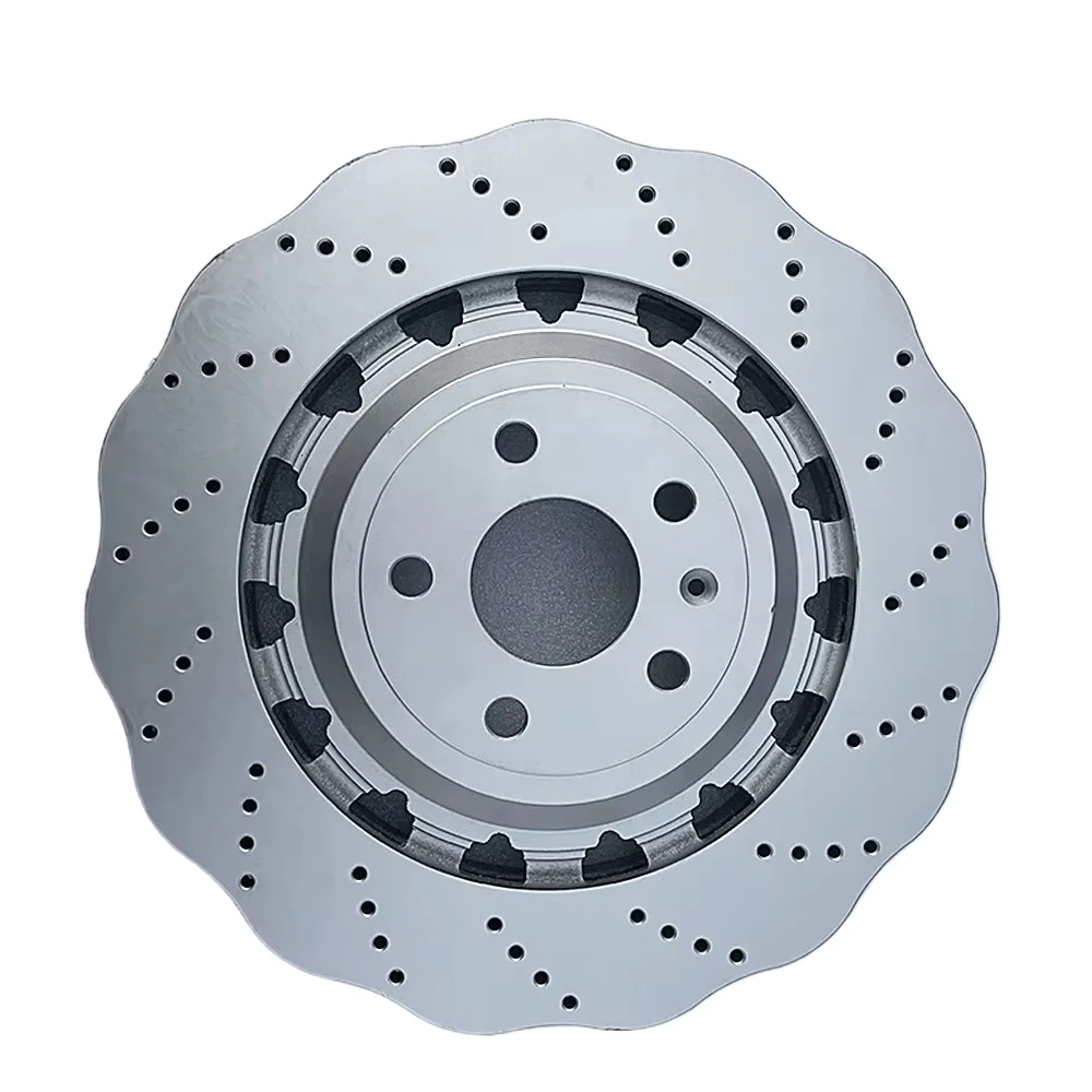 

Hsingyik Brake Parts Manufacturers Brake Rotor for TTRS 370X32mm Front Punched Brake Disc 8J0615301K