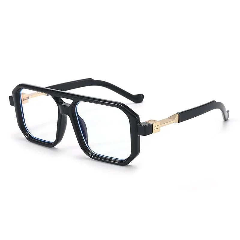 

Fashionable Double Bridge Square Myopia Glasses DS-2506 Prescription Sunglasses New Cross-Border Style for Prescription Needs
