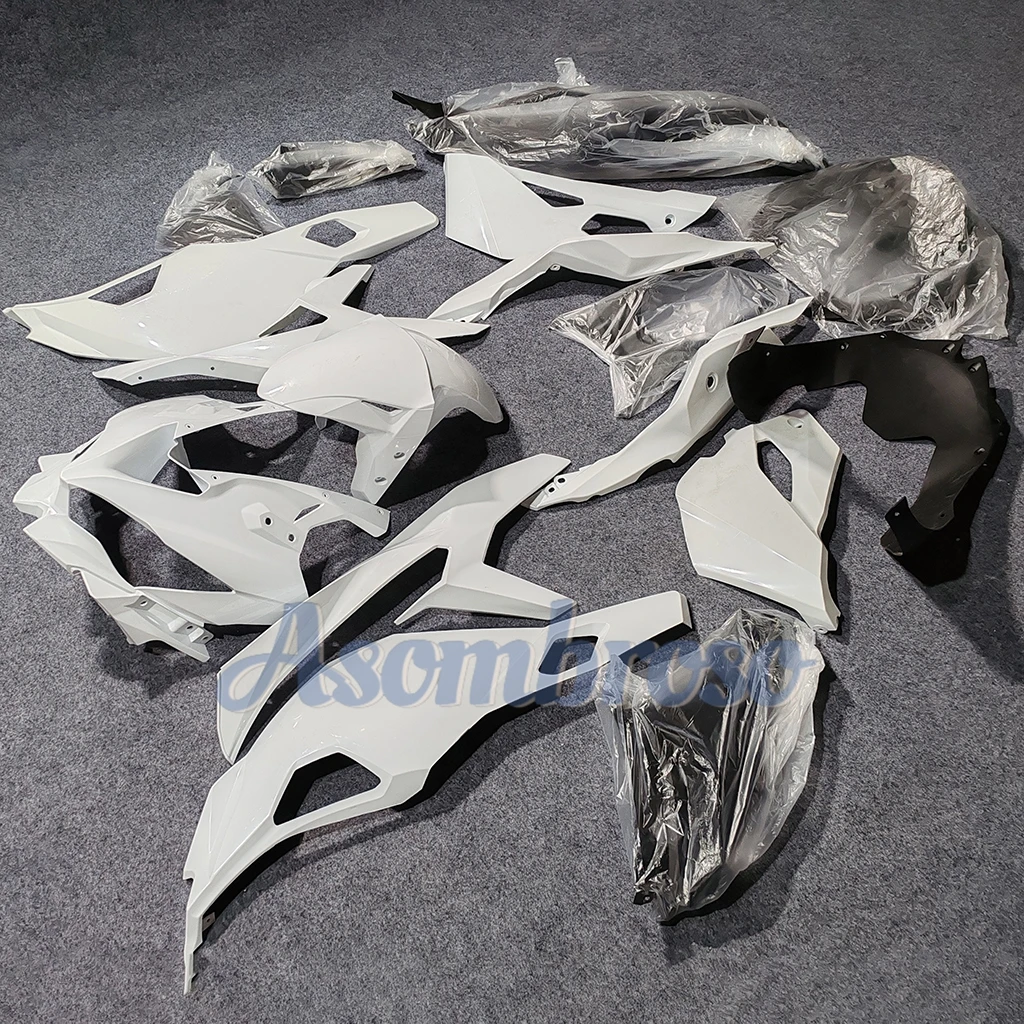 New ABS Motorcycle Fairings Kit Fit For Kawasaki Ninja ZX-25R zx4r 2019 2020 2022 2023 ZX 25R ZX-4R Pure White Bodywork Set