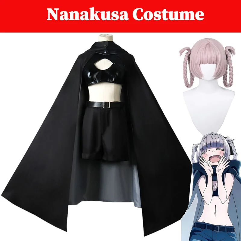 

Nanakusa Cosplay Women Anime Call Of Night Nazuna Costume Adult Girls Female Disguise Roleplay Pink Wigs Outfits Halloween Suits