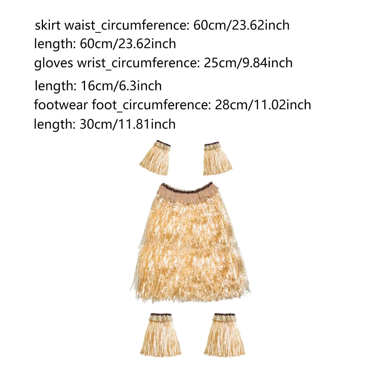 مجموعة تنورة عشبية فاخرة من هاواي للعروض المسرحية القوية