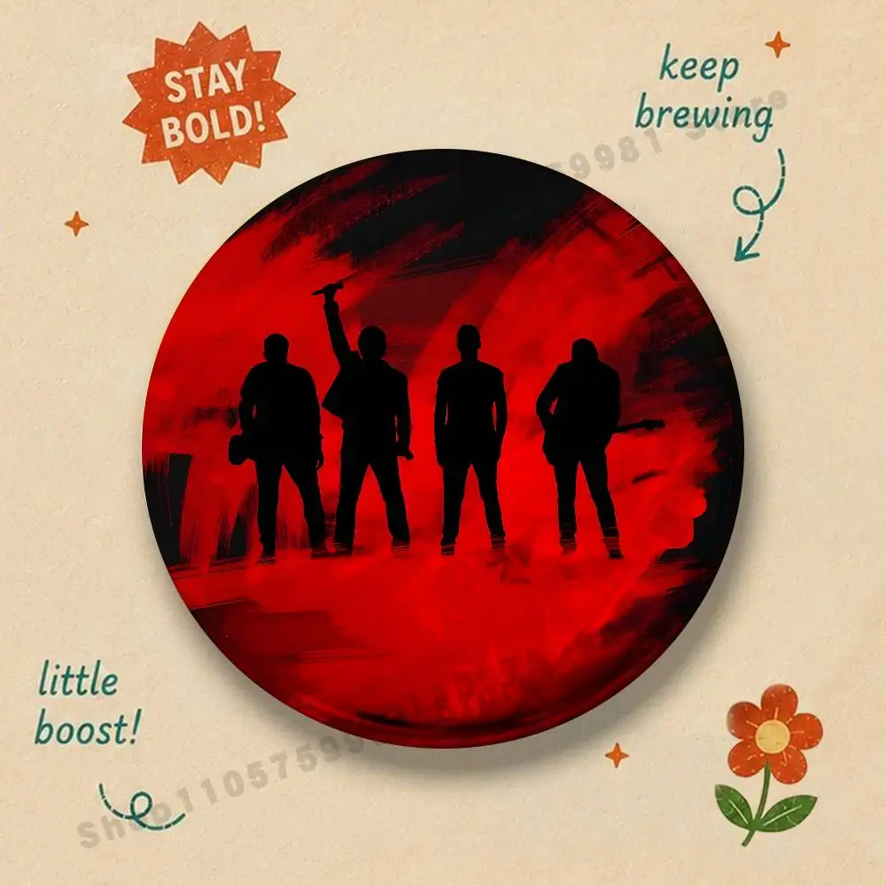 The Joshua Tree Band U2 Badges Pins Button Custom Anime Role Old-school Brooches Cartoon Collar Gifts