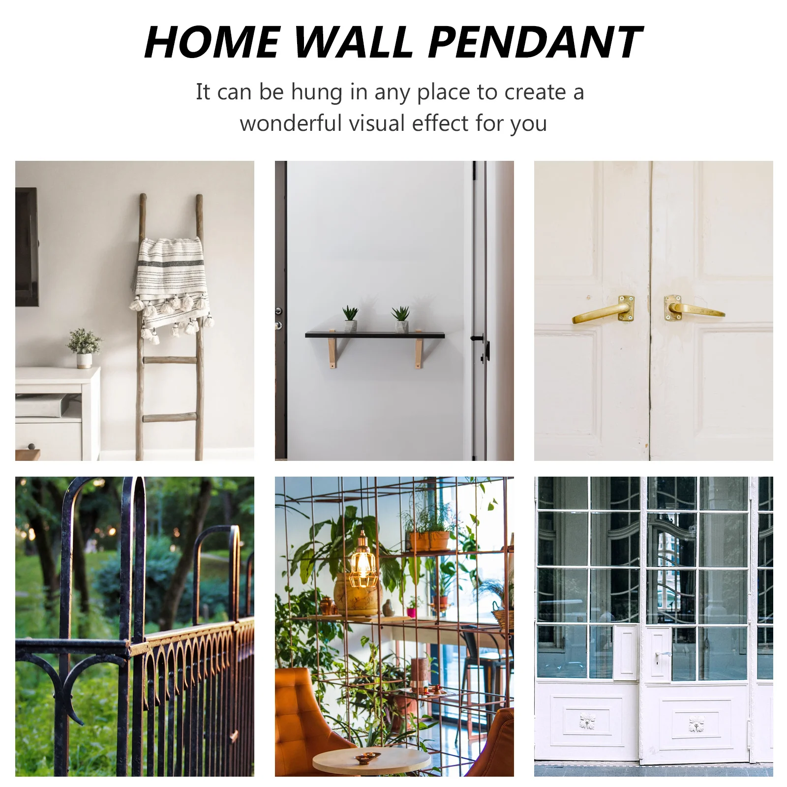 

Decor Round Cottage Decoration Christmas Outdoor Wall Rustic for Living Room Hanging