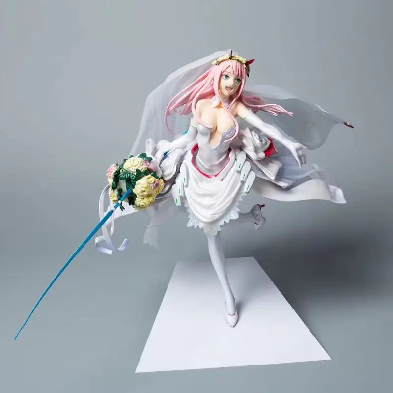 Darling In The FRANXX Anime Figure Zero Two 02 Wedding Action Figure Hiro Ichigo Goro My Darling Figurine Collectible Toys Gifts