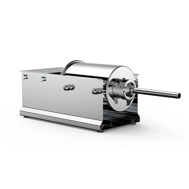 แนวนอน 3L สแตนเลสสตีลไส้กรอกไส้กรอกเครื่องใช้ในครัวเรือน HAND-cranked ไส้กรอกเครื่องไส้กรอกเครื่อง