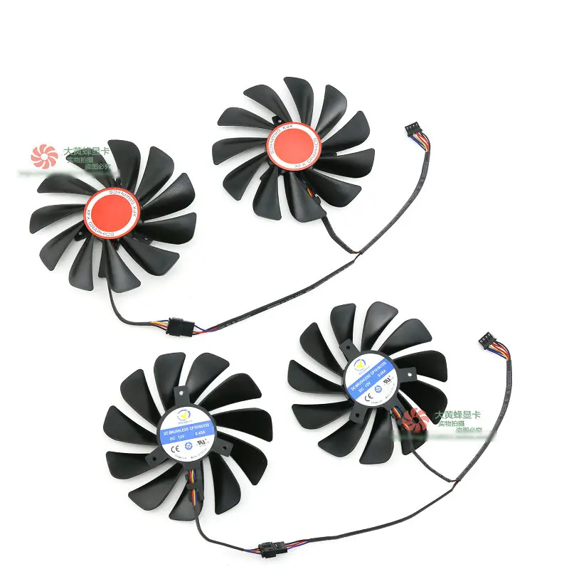 Graphics Video Cards Cooling Fan for XFX RX580 RX584 RX588 RX590 Vega56 CF1010U12S