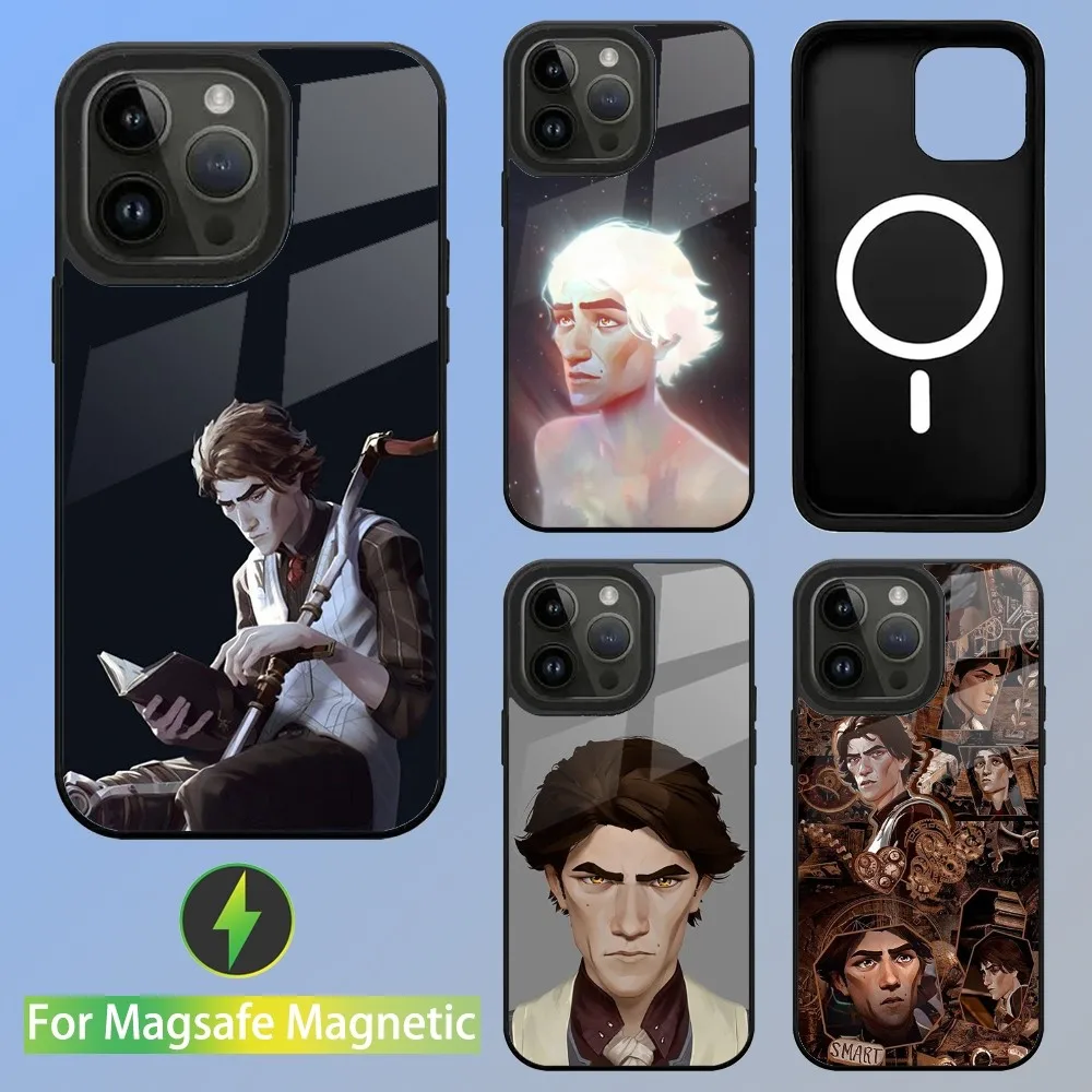 A-Arcane Viktor Phone Case For iPhone 16,15,14,13,12,11,Plus,Pro,Max Mini Magsafe Magnetic Wireless Charging