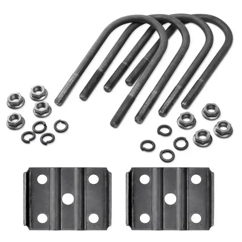 Trailer U Bolts Trailer Bolts Axle U Bolts Trailer Axle Parts Replacement Mounting Hardware U-Bolt Kits For 5 200-7 000 Lb