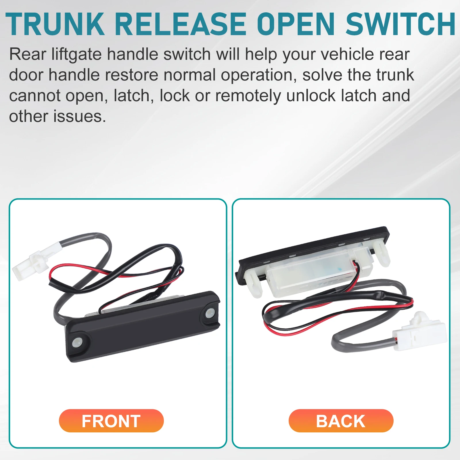 

84840-52010 Trunk Opening Button Tailgate Handle Release Switch For 2004 2005 2006 Scion XB Toyota Door Switch Accessory