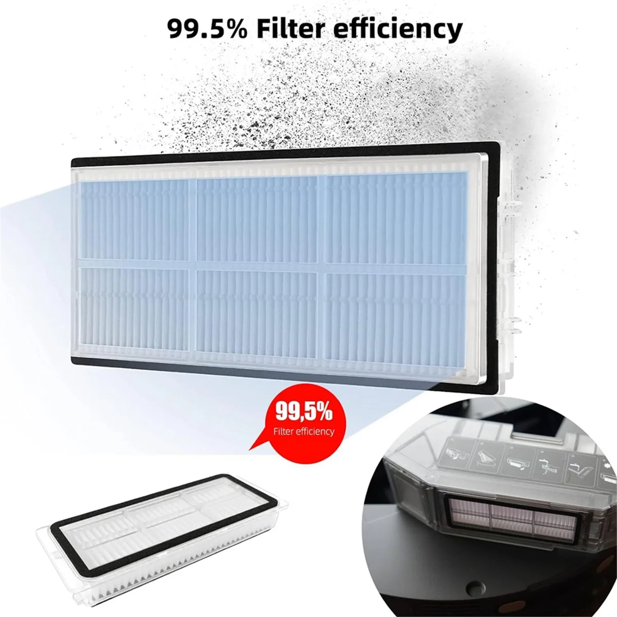 قطع غيار لملحقات المكنسة الكهربائية Dreame L20 Ultra/L20 Ultra Complete، S20 Ultra/S20 Ultra Complete